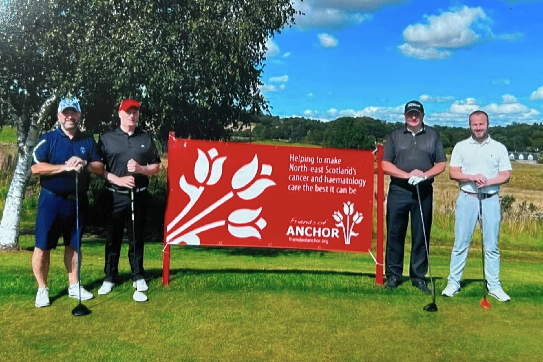 Friends of ANCHOR Gala Golf Team 2023.