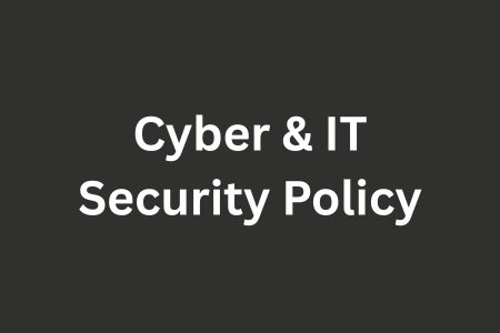 Cyber & IT Security Policy